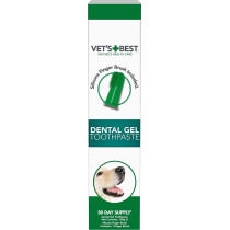 Vet s Best Enzymatic Dog Toothpaste Teeth Cleaning and Fresh Breath Dental Care Gel Yellow White 3.5 oz