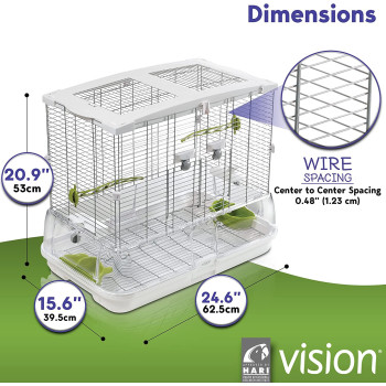 Vision Cage Home For Birds Regular 62.5 X 39.5 X 53 cm Medium