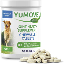 Yumega Lintbells Yumove Adult Dog Hip And Joint Supplement For Stiff Dogs Aged 6 To 8 60 Tablets 60 Count Pack of 1