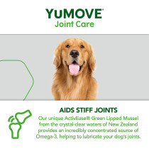 Yumega Lintbells Yumove Adult Dog Hip And Joint Supplement For Stiff Dogs Aged 6 To 8 60 Tablets 60 Count Pack of 1