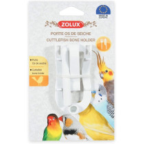 Zolux Bird Feeder Cuttlefish Bone Holder White