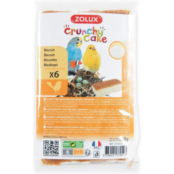 Zolux Crunchy Cake Growth Biscuits 6Pc