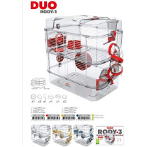 Zolux Rody 3 Duo Hamster Cage For Mouse And Gerbil