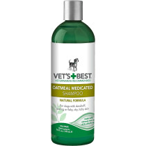 Vet s Best Oatmeal Medicated Dog Shampoo White 16 oz.