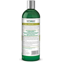 Vet s Best Oatmeal Medicated Dog Shampoo White 16 oz.