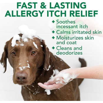 Vet s Best Allergy Itch Relief Dog Shampoo White 16 oz.