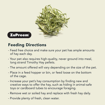 Zupreem Food Nature S Promise Timothy Hay 14 Oz