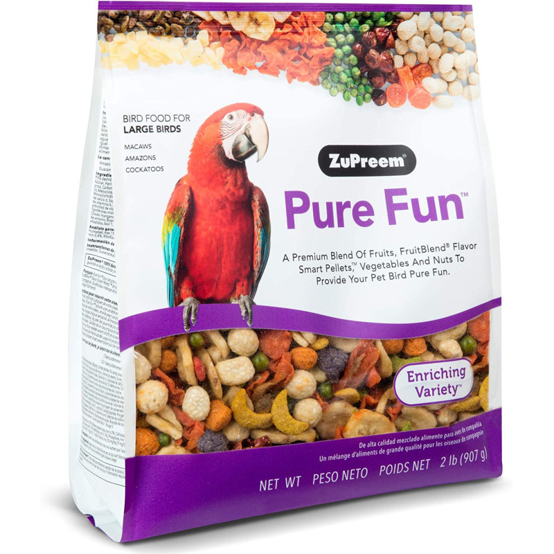 Pure Fun Bird Food For Large Birds By Zupreem