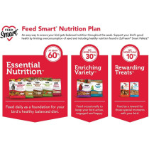 Zupreem Natural With Added Vitamins Minerals Amino Acids Medium Large Bird Food 3 Lb.