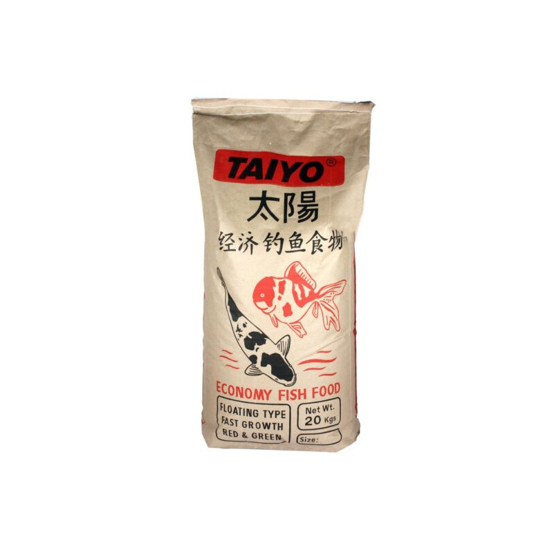 Taiyo 2.5Mm Rd & Green Fish Food 20Kg Pet Supplies