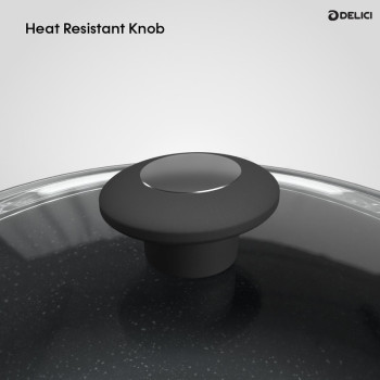 DELICI Opulence Nonstick Granite Cookware Set OF 10Pcs with 5 layer Super Coating (ACS10HE)