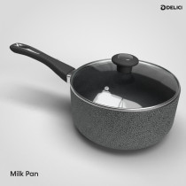 DELICI 8Pcs Nonstick Granite Cookware Set with 5 layer Super Coating - ACS8HE