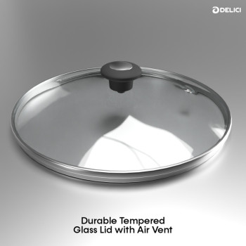 DELICI 8Pcs Nonstick Granite Cookware Set with 5 layer Super Coating - ACS8HE