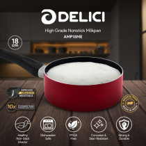 Delici AMP18ME Superior Aluminium Body Milk Pan