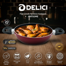 DELICI Kadai Pan With Superior Aluminium Body - AKP20ME