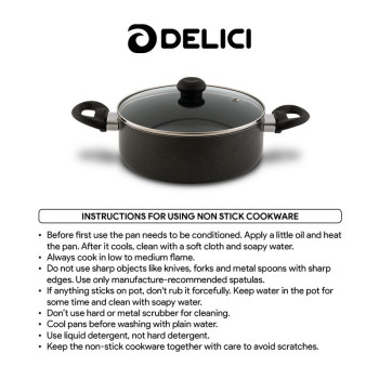 Delici ASP32GE Superior Aluminium Body Saucepan
