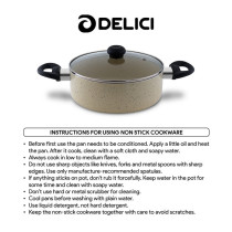 Delici ASP22IE Superior Aluminium Body Saucepan
