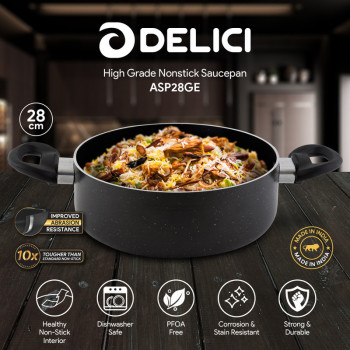 Delici ASP28GE Superior Aluminium Body Saucepan