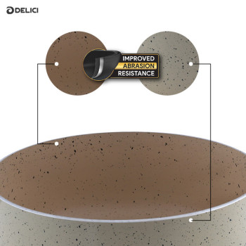 Delici ASP24IE Superior Aluminium Body Saucepan 