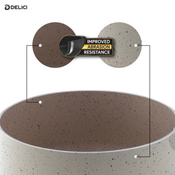 DELICI AMP16IE Superior Aluminium Body Milk Pan 