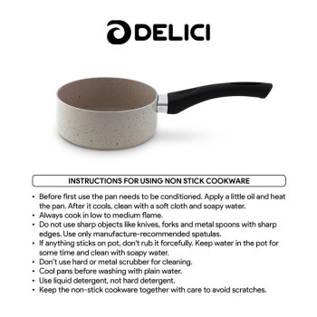 DELICI AMP16IE Superior Aluminium Body Milk Pan 