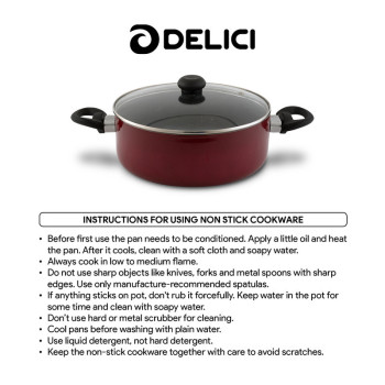 Delici ASP24ME Superior Aluminium Body Saucepan