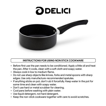 Delici AMP18GE Superior Aluminium Body Milk Pan