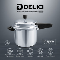 Delici APC5E 5 litre Aluminium Pressure cooker with GRV System