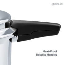 Delici APC5E 5 litre Aluminium Pressure cooker with GRV System