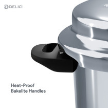 Delici APC5E 5 litre Aluminium Pressure cooker with GRV System