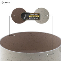 Delici AMP18IE Superior Aluminium Body Milk Pan