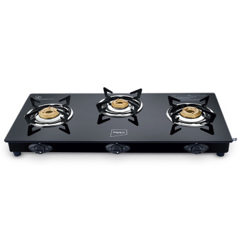 Impex Specta Ignite 3B Glass top Gas Stove