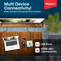 Impex 24 Inch HD Ready Standard LED TV - GLORIA 24