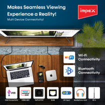 Impex 50 Inch 4K Ultra HD VIDA OS Smart LED TV - PLATINA 50 UHD SMART 