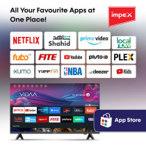 Impex 50 Inch 4K Ultra HD VIDA OS Smart LED TV - PLATINA 50 UHD SMART 
