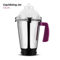 Impex BL 318A 750 Watts 3 In 1 Mixer Grinder With ABS Body, Purple