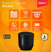 Impex BTS 2013 2.0 Channel Multimedia Speaker System featuring Built-in Microphone 