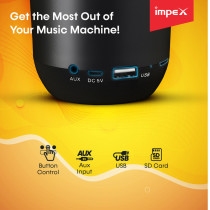 Impex BTS 2013 2.0 Channel Multimedia Speaker System featuring Built-in Microphone 