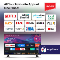 Impex 55 Inch 4K Ultra HD VIDA OS Smart LED TV - PLATINA 55 UHD SMART 