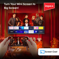 Impex 55 Inch 4K Ultra HD VIDA OS Smart LED TV - PLATINA 55 UHD SMART 