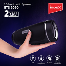 Impex BTS 2020 2400 mAh 2.0 Channel Multimedia Speaker System