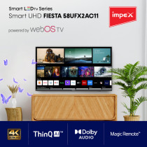 Impex 58 Inch 4K Ultra HD WEB OS Smart LED TV - FIESTA 58UFX2AA11