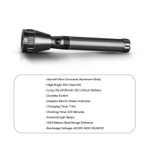 Impex CB 2224 2000 mAh Rechargeable LED Flashlight 4 Pcs Combo 