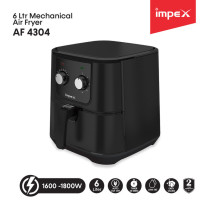 Impex AF 4304 6 Litre 1800W Mechanical Air Fryer with Overheating Protection