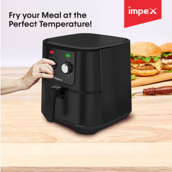 Impex AF 4304 6 Litre 1800W Mechanical Air Fryer with Overheating Protection