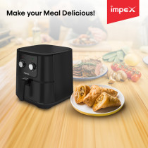 Impex AF 4304 6 Litre 1800W Mechanical Air Fryer with Overheating Protection