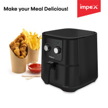 Impex AF 4304 6 Litre 1800W Mechanical Air Fryer with Overheating Protection