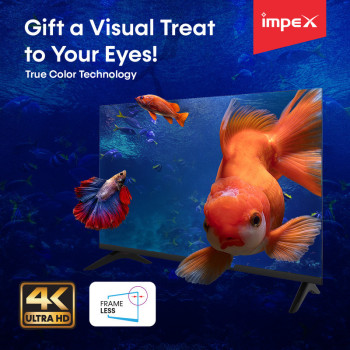 Impex 65 Inch 4K Ultra HD Smart LED TV - GLORIA 65 UHD SMART 