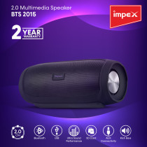 Impex BTS 2015 2.0 Channel Multimedia Speaker System with Mobile Charging Option