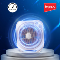 Impex BF 7512 50 Watts 12 Inch Box Fan with 3 Speed Modes 